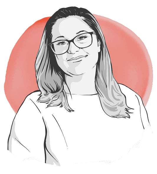 Watercolor-style illustrations of Collab Contributor, Tessa