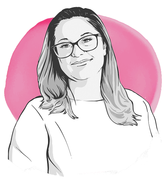 Watercolor-style illustrations of Collab Contributor, Tessa