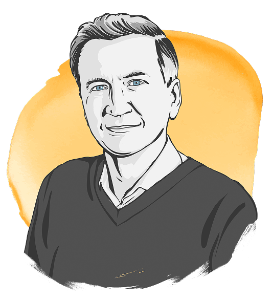 Watercolor-style illustrations of Collab Contributor, Franco